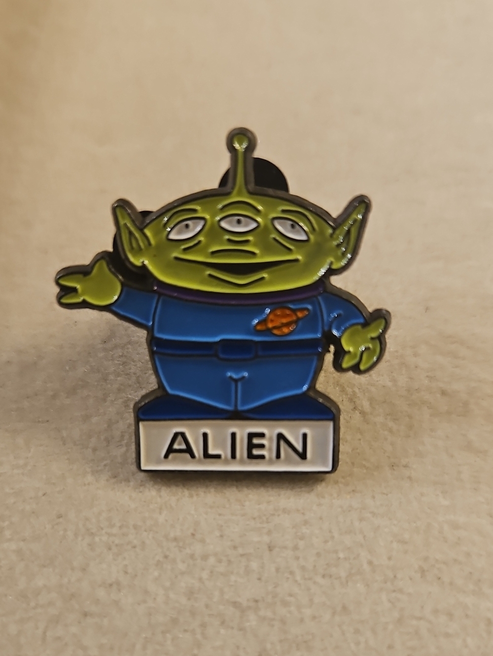 DISNEY TOY STORY, ALIEN TRADING PIN.